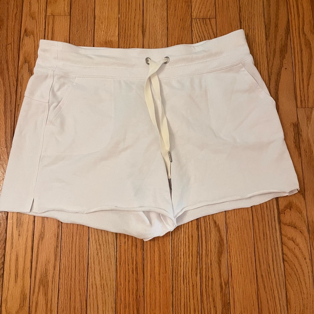 Calvin Klein Collection White Athletic Shorts